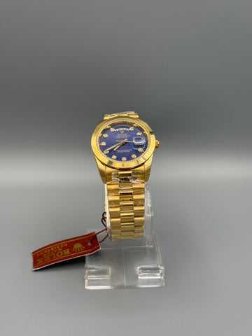 Rolx Date and Time Master piece Blue edition