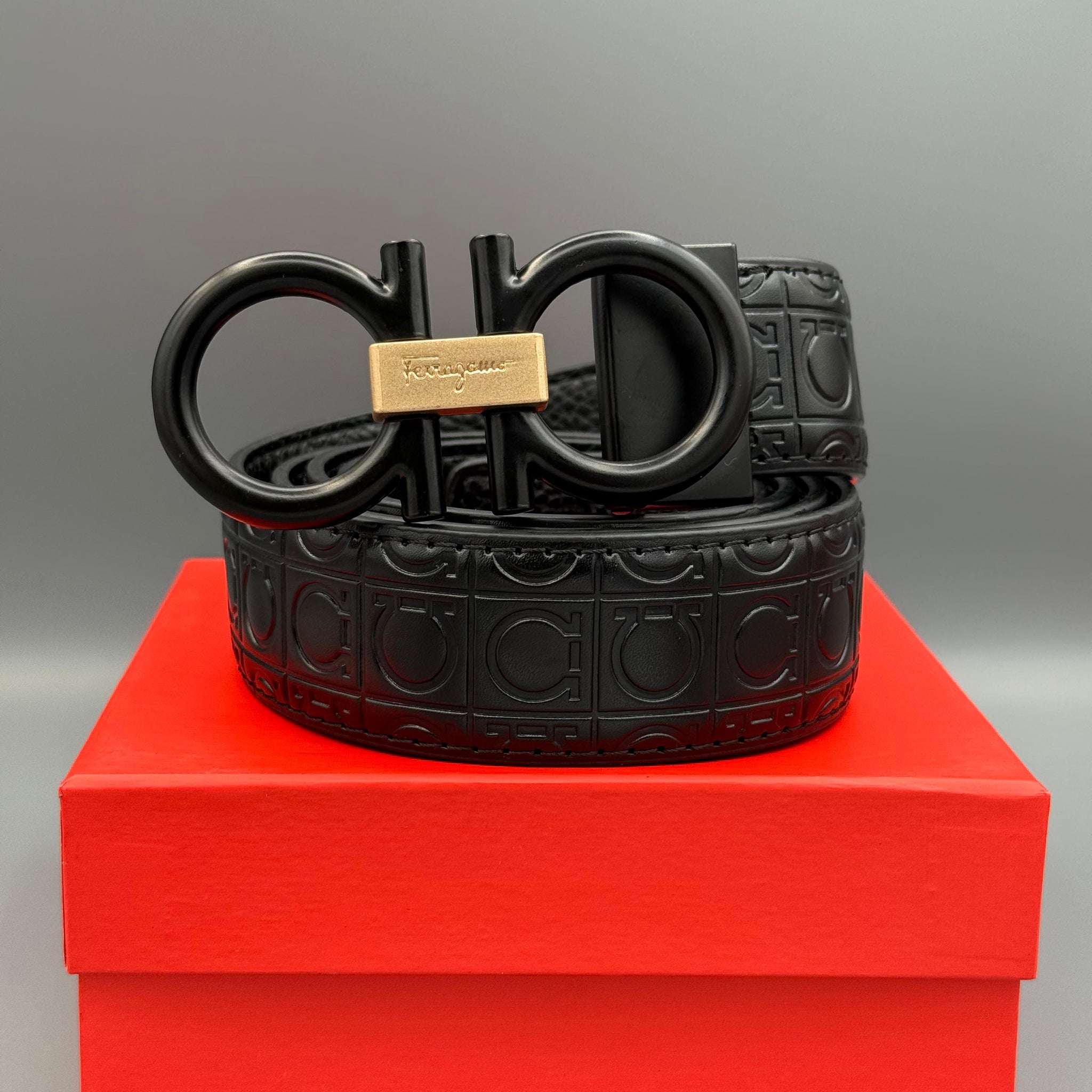 Branded Leather Belt