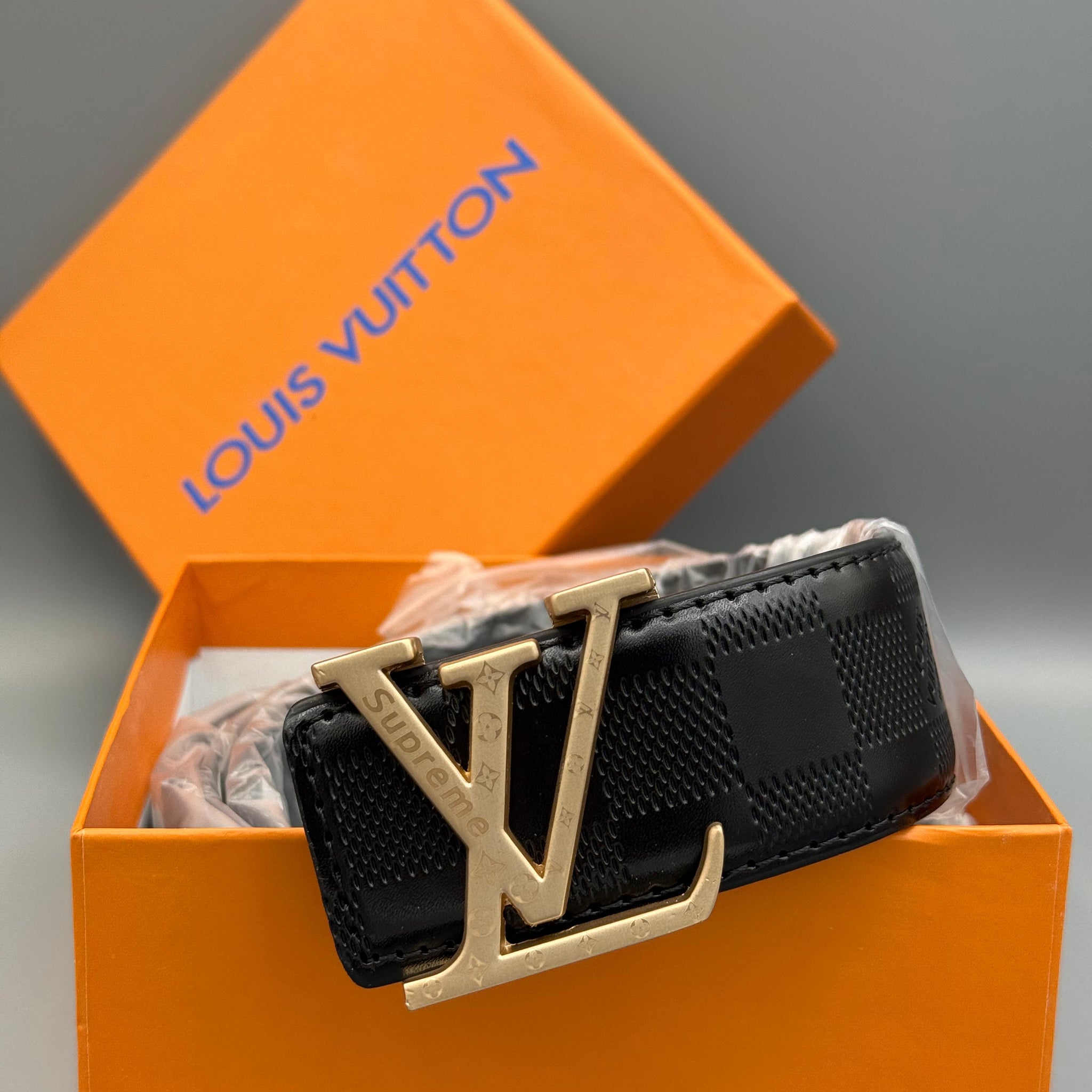 Branded Leather Belt